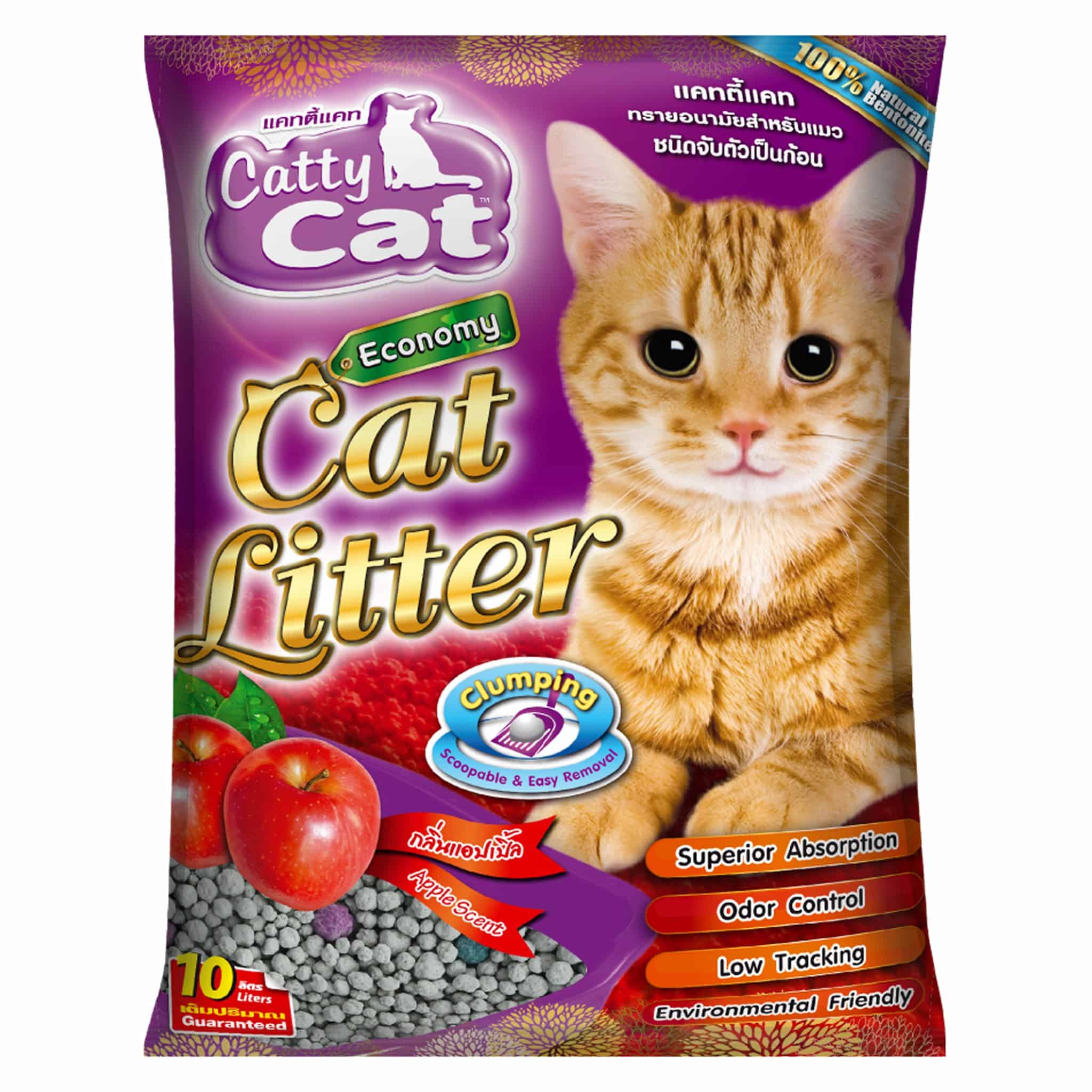 Catty Cat กลิ่นแอปเปิ้ล 5 ลิตร