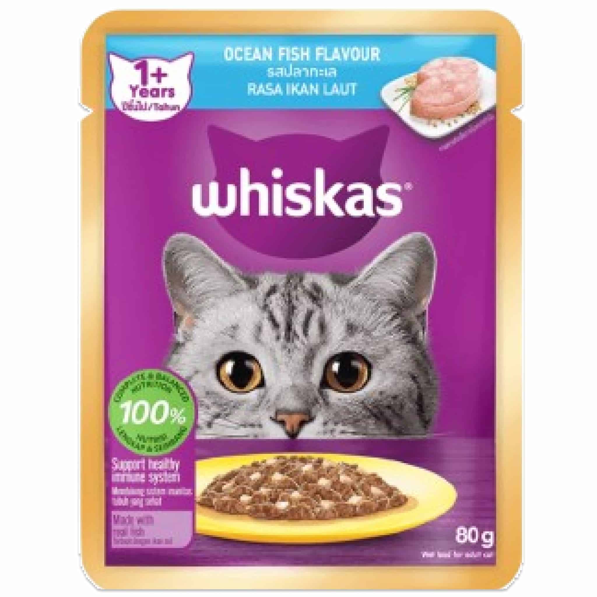 Whiskas รสปลาทะเล สำหรับ 1+