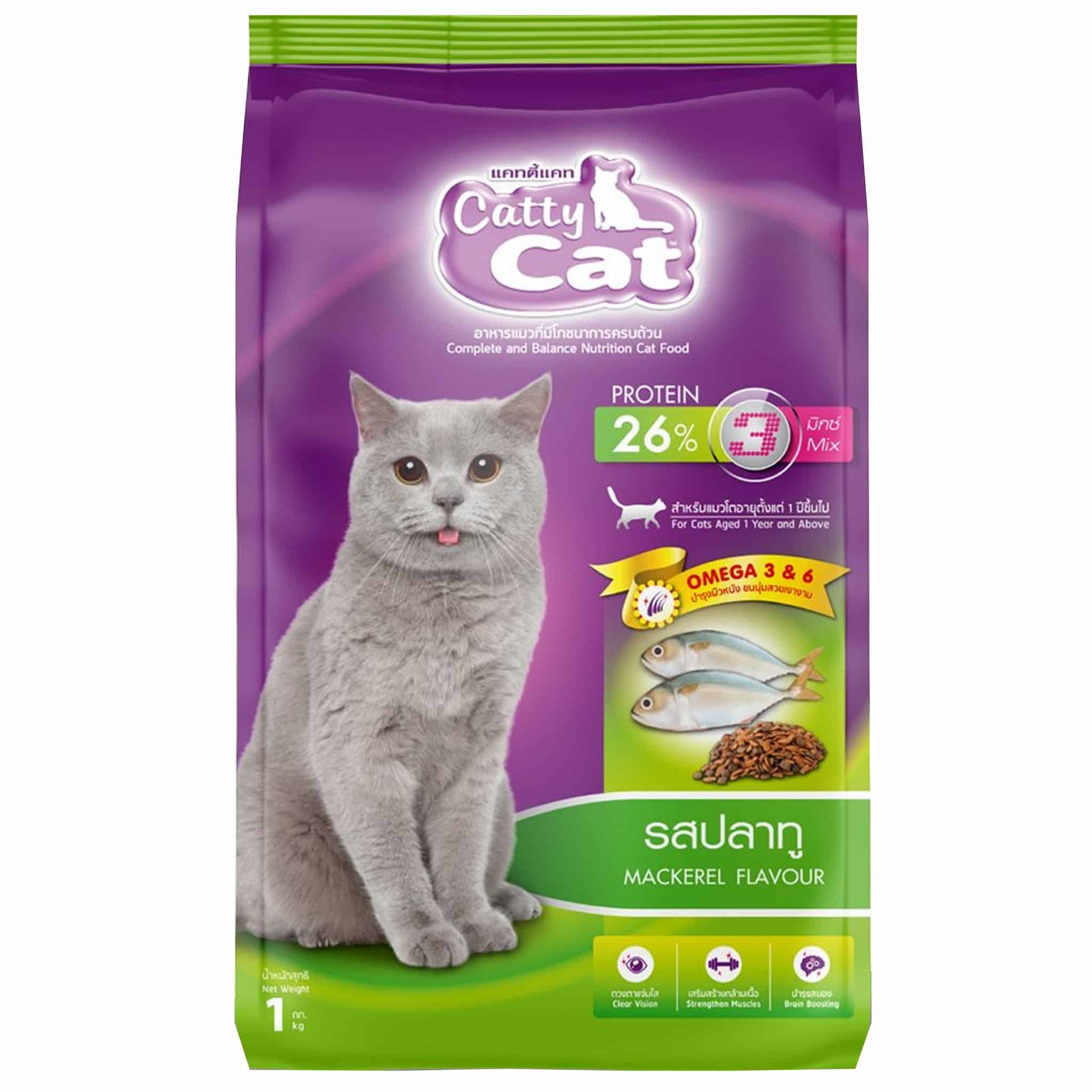 Catty Cat สูตรปลาทู แมวโตอายุ 1 ปีขึ้นไป 20 ก.ก 
